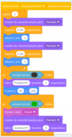 Programação para baixo