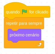 Programação cenário formula 1