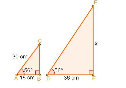 Semelhança de triangulos